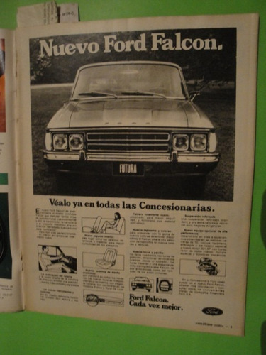 Publicidad Ford Falcon Año 1972