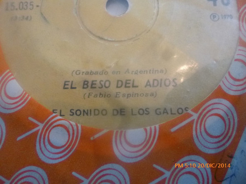 Imagen 1 de 2 de Vinilo Single El Sonido De Los Galos -desesperado( A131