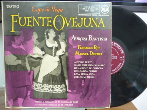 Fuente Ovejuna Teatro Lope De Vega Vinilo Doble Español