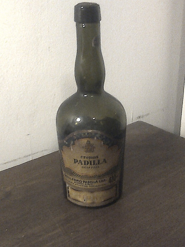 Unica! Antigua Botella De Licor Padilla Aprox 1940