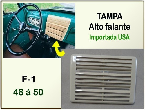 Tampa Alto Falante Ford F-1 1948 A 1950 Importado F1 F3 F5