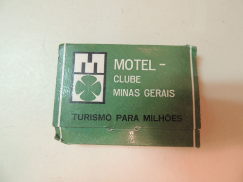 Antiga Caixinha Fósforo Pull Quick Motel Clube Minas Gerais