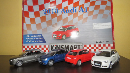 Perudiecast Audi A1 2010 Kinsmart - Escala 1:32