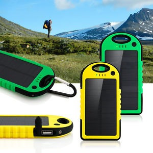Cargador Portatil Solar /  Usb / Linterna Outdoor Trekking