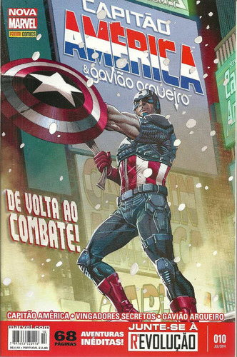 Capitao America 10 Nova Marvel - Bonellihq Cx117 I19