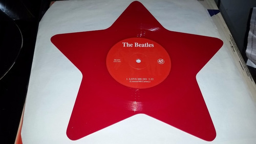 Beatles Love Me Do Vinilo Maxi 2013 Rojo Estrella Impecable