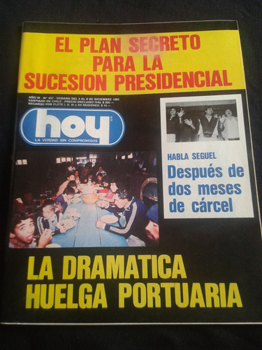 Revista Hoy N° 437 2 Al 8 De Diciembre De 1985