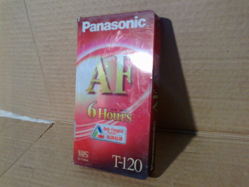 Videocassette Vhs Panasonic 120 Min (6hs En Slp) Nuevo