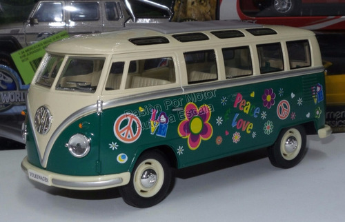 Volkswagen Combi 1962 Verde Hippie Display Pasion Por Motor