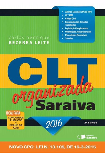 Clt Organizada 2016 - Leite,carlos Henrique Bezerra-novo !