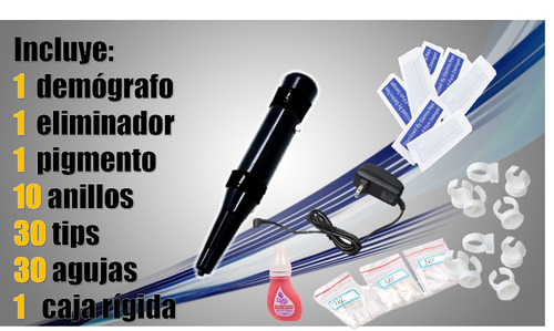 Kit  Dermografo Delineado Permanente Cejas Ojos Labios