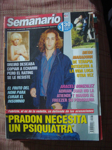 Semanario 1297 Oreiro Maradona Araceli Pradon Camero Beatles