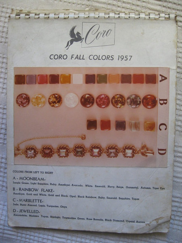 Catálogo Coro Fall Colors 1957