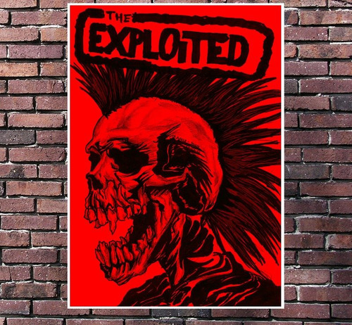 Poster Exclusivo The Exploited Punk Rock Hardcore 30x42cm