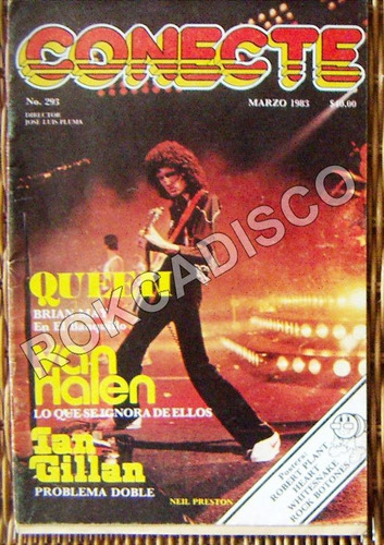 Revista Conecte, Devo, Queen, Van Halen, Marzo 1983