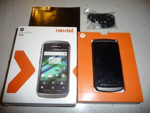 Nextel I940 Smartphone Caja Original Ver45 Films Sin Remover