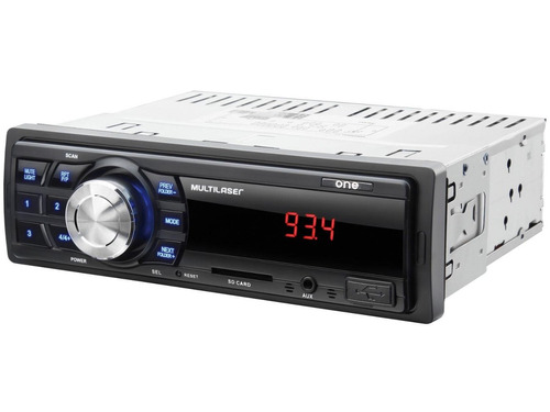 Auto Rádio Multilaser One P3213 - Com Entrada Auxiliar E Usb