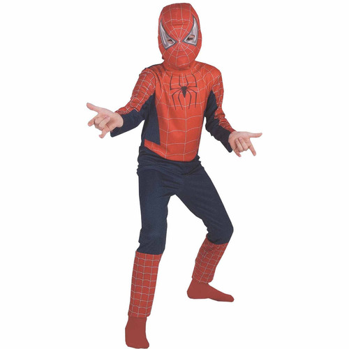 Disfraz Talla L Para Niño De Spider-man Halloween