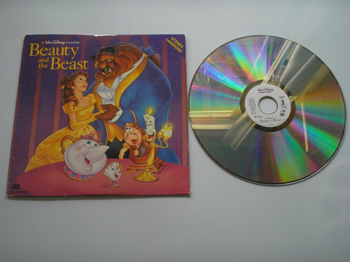 Disco Video Laser Beauty And The Beast Printed  Usa 1990