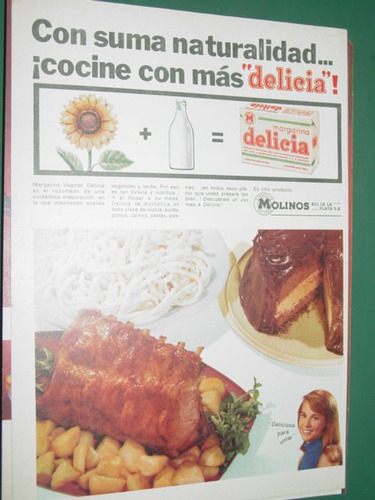 Publicidad Margarina Delicia Molinos Rio De La Plata