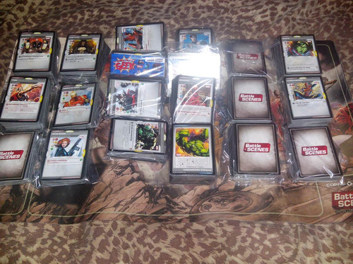 Imagem 3 de 4 de Marvel Lote 100 Cartas Battle Scenes (aleatorias)