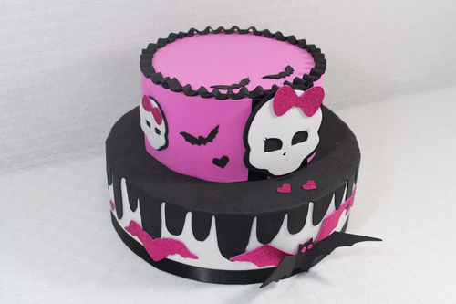 Kit Decoração De Festa Monster High - Convite Modelo Grande