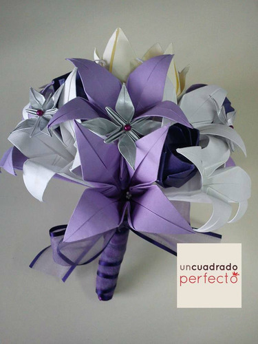 Ramo De Novia En Origami