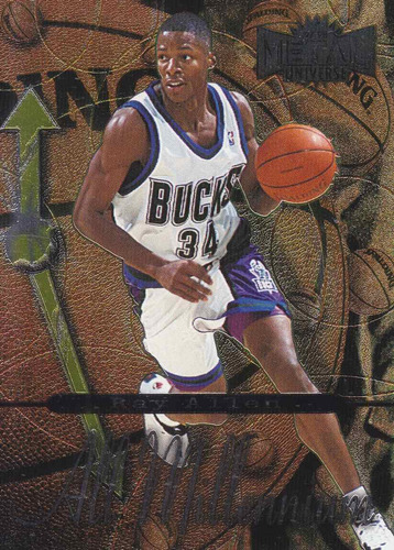 1997-98 Metal Universe All Millennium Ray Allen Bucks