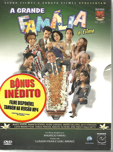 Dvd A Grande Família - O Filme - Digipack Duplo - Lacrado