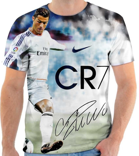 Camiseta Camisa Cristiano Ronaldo Real Madrid Cr7