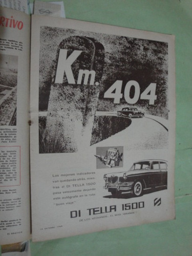 Publicidad Siam Di Tella 1500 Año 1960