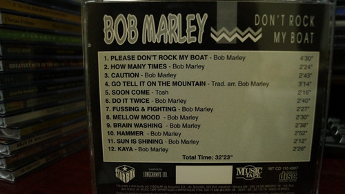 Cd Bob Marley Don't Rock My Boat