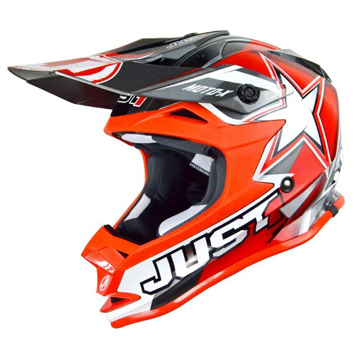 Casco para moto cross Just1 J32 Moto X  red talle L 