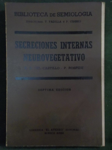 Secreciones Internas Neurovegetativo- Del Castillo- Num313