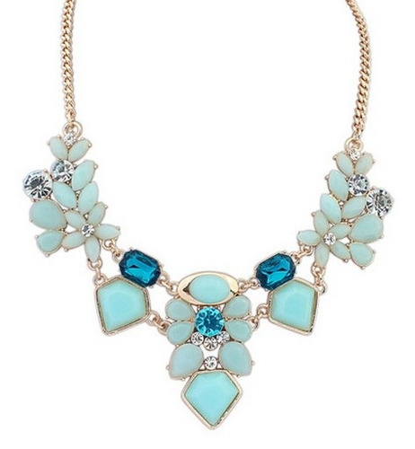 Imagen 9 de 10 de Hermoso Collar Maxi Grande Cristales Importado Para Vestido