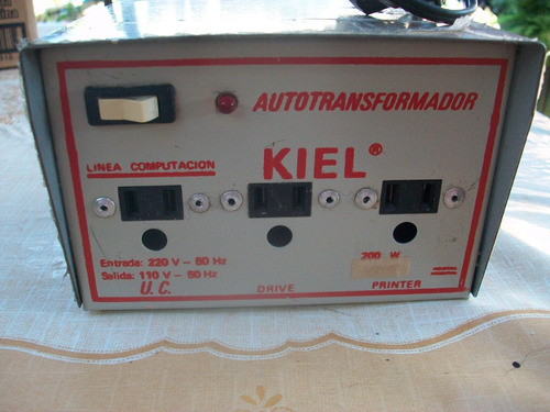 Autotransformador Kiel220 A 110 Vol 150 Watts Con 3) Salidas