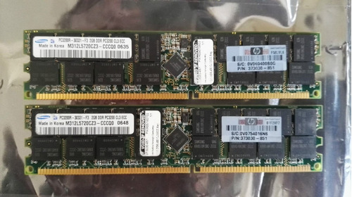 Memoria Server 2gb Ddr Pc3200 Cl3 Ecc Reg. Fb-dimm