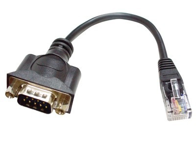 Cable Db9 Rj45 Serial  30cm Cw Punta Blindada