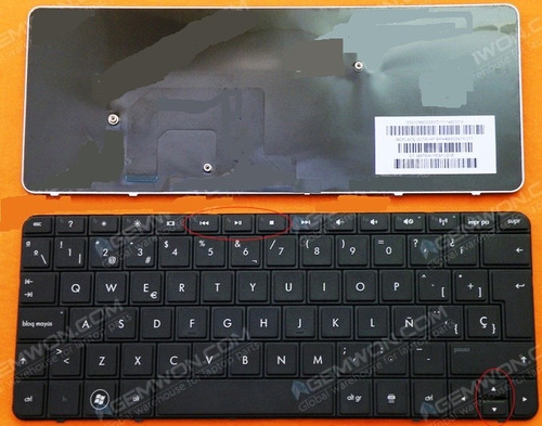 Teclado Hp Mini 110-3500 3600 3700, Mini 210-3000 Cq10-800