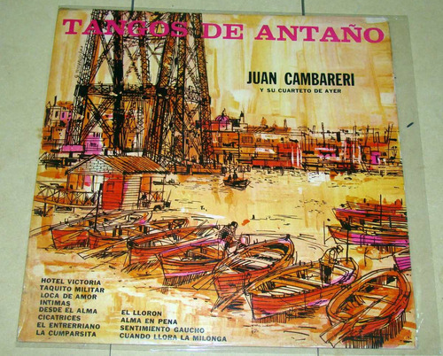 Juan Cambareri Tangos De Antaño Vinilo Lp Argentino Kktus