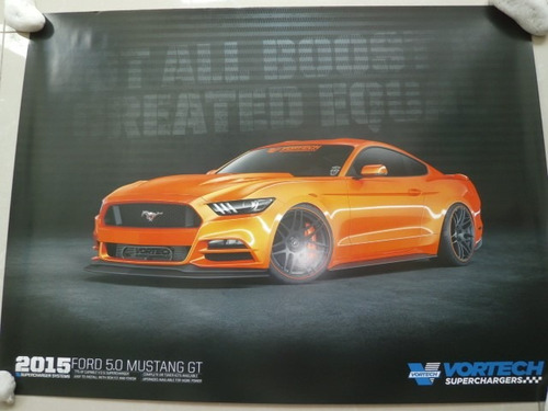 Poster Americano Mustang Gt 2015 V8 Muscle Car Ford Racing