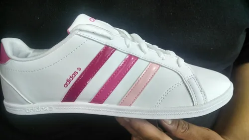 Adidas blancos con rosa mujer hot sale