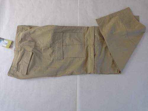 Pantalon Cargo Desmontable Bolsillo Bermuda Hombre Verano