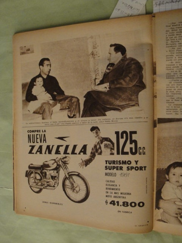 Publicidad Moto Zanella 125 Año 1961