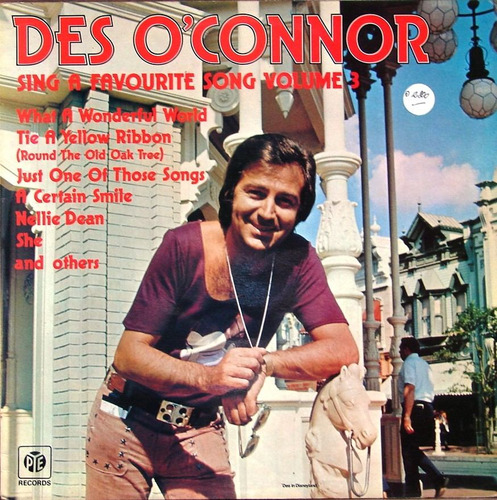 Des O´connor - Lp Made Uk 1974 - Actor Y Cantante Ingles