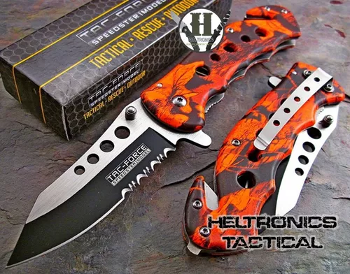 Navaja Tactica Automatica Tac Force Nf5982 Clip Defensa