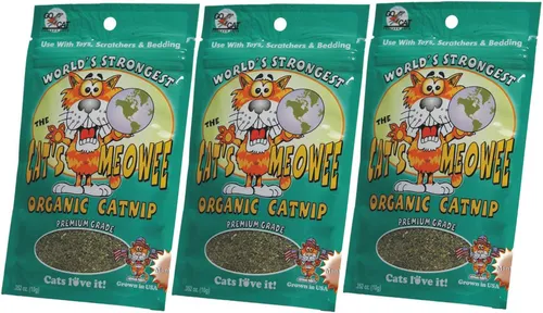 Catnip Orgânico Americano 3 Pacotes 10gr