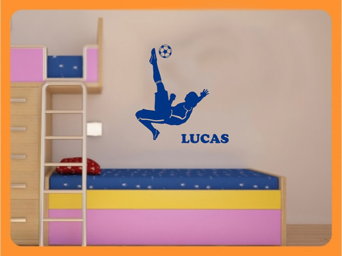 Vinilo Pared Infantiles Futbol Decoración Wall Stickers