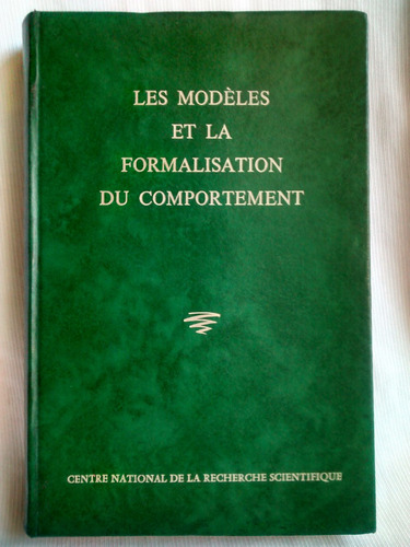 Imagen 1 de 4 de Modeles Et La Formalisation Du Comportement. T Dura Frances