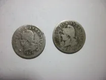 Comprar Monedas Argentinas 3 De 0.10 Ctv.- 1897 - 1899 Y 1912
